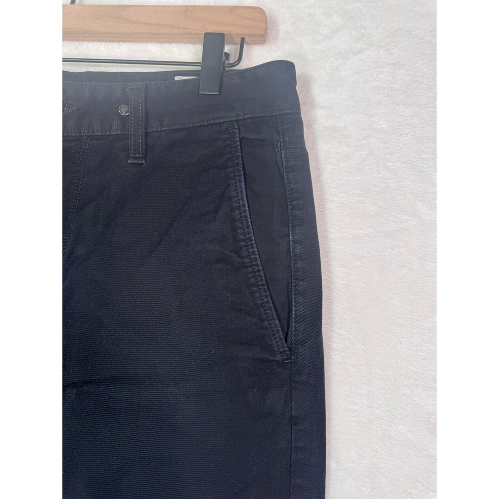 rag & bone Standard Issue Black Slim Fit Chino Pants Women Size 31 Made in USA - Picture 12 of 13